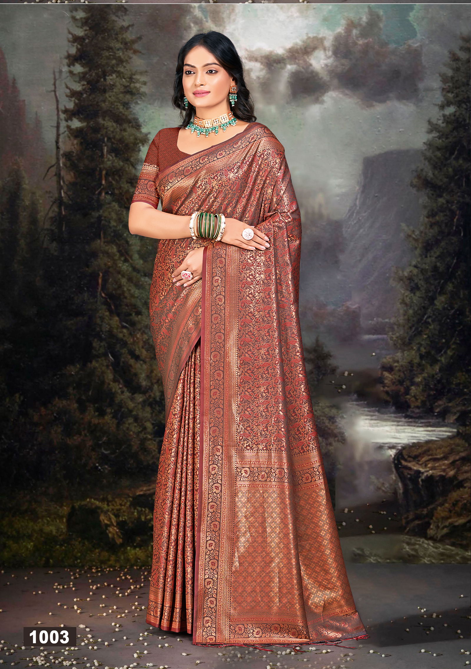 Rajwadi Vol 06 By Bunawat Banarasi Silk Wedding Wear Saree Wholesale Online

